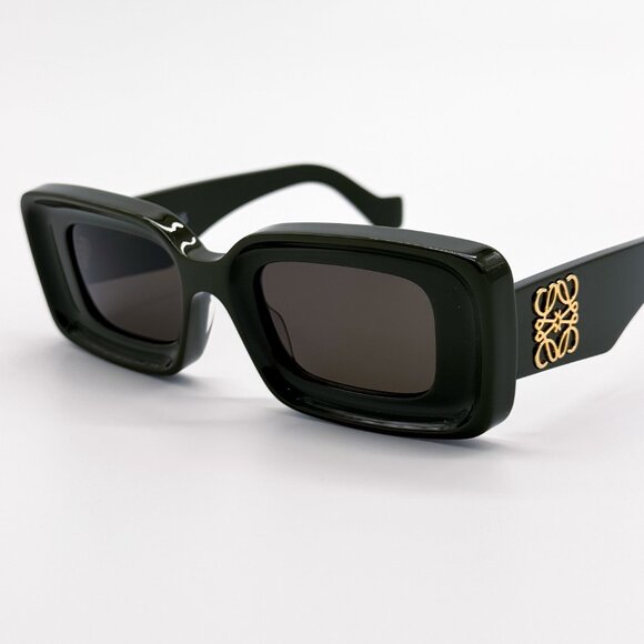 NEW LOEWE LW40101I 96E SHINY GREEN WOMEN SUNGLASSES LOEWE main image 4